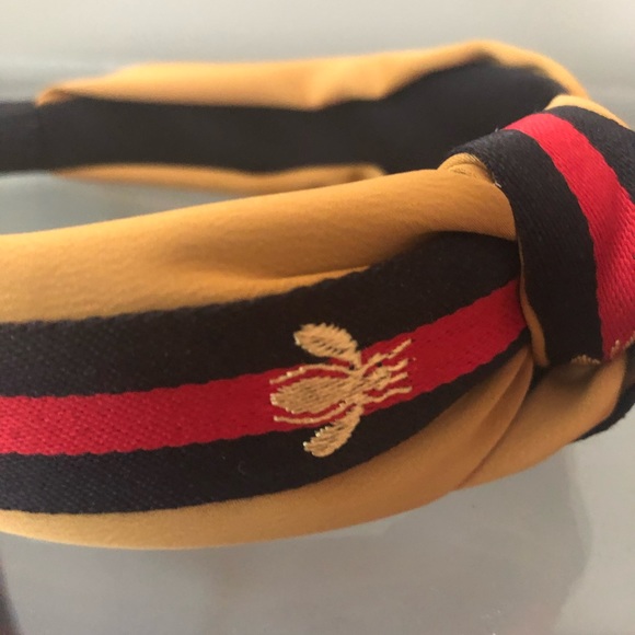 Red and Green Knotted Bee Headbands (Not a Set) - Picture 2 of 5